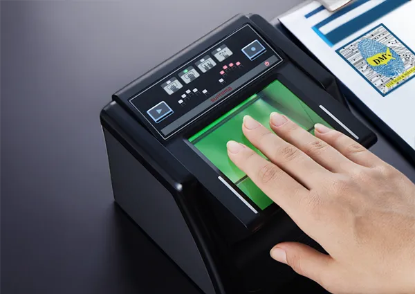 private-investigator-56 Hand takes fingerprints for Background Check